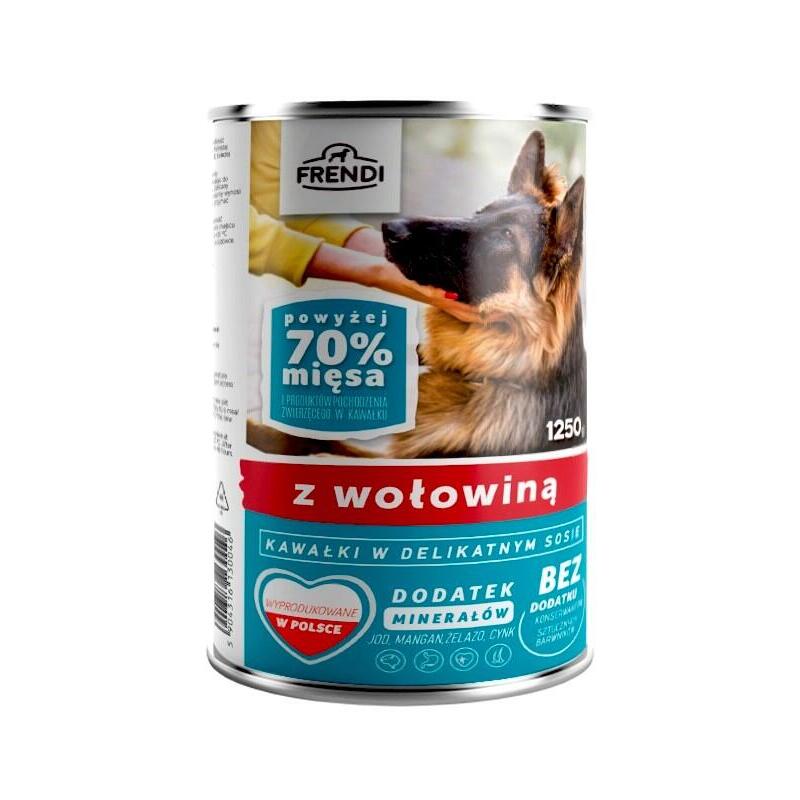 Frendi With Beef Chunks In Delicate Sauce - Comida Húmeda Para Perros - 1250g