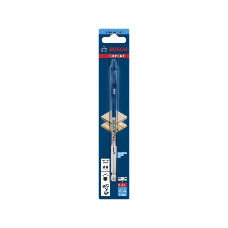Fresa Plana Bosch Expert Selfcut Speed, Ø 8 Mm (Longitud 152 Mm) Ø 8mm 2608900310