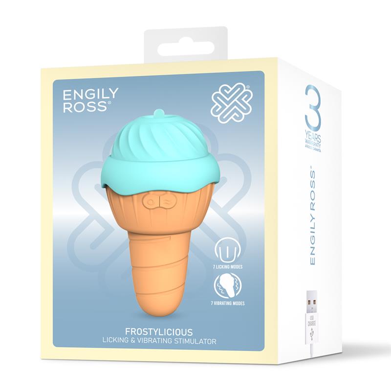 Frostylicious Estimulador Con Lengua Estimuladora Y Vibración