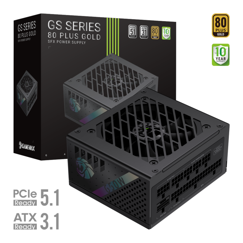 Fuente Alimentacion Gamemax Psu Gs 650g 650w Sfx Full Modular Gs 650g