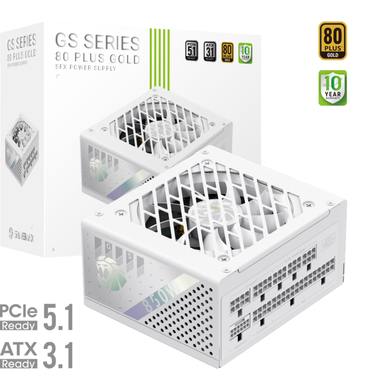 Fuente Alimentacion Gamemax Psu Gs 850g Wh 850w Sfx Full Modular White Gs 850g Wh