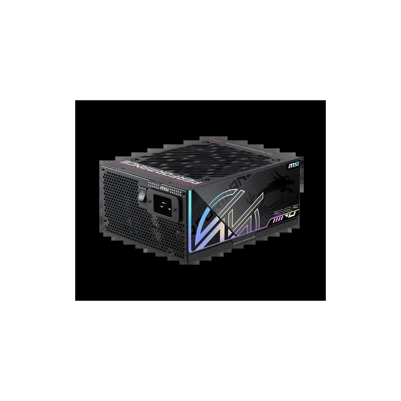 Fuente Alimentacion Msi Mpg Ai1600ts Pcie5,Psu,1600w,80 Plus Titanium,Modular,135mm,Active Pfc,2xpci-E 5 (2+4 Pin),7xpci-E (6+2 Pin)X4,Sata (15 Pin)X8