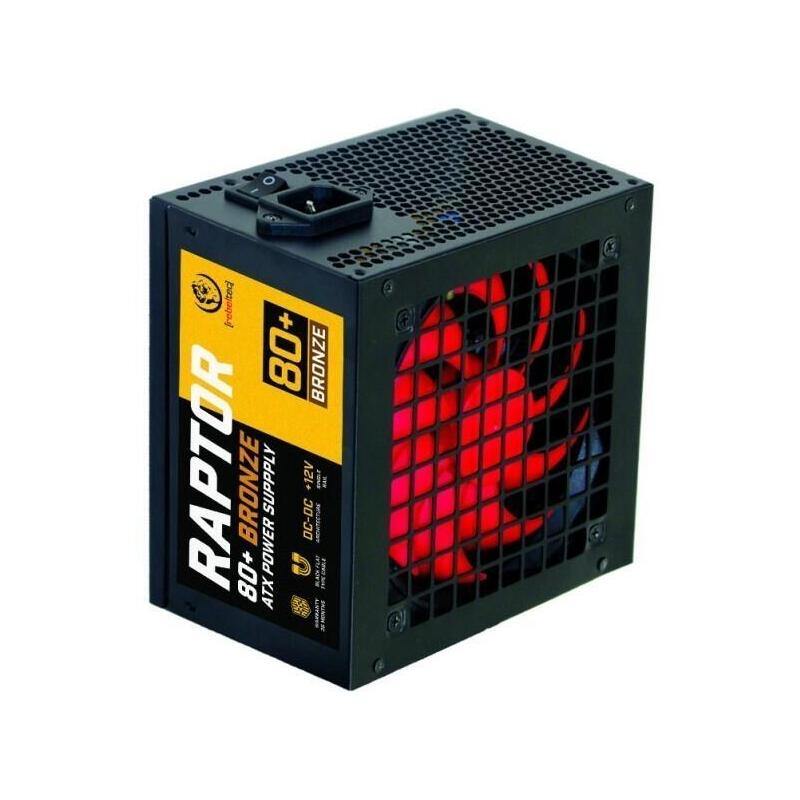 Fuente De Alimentación Atx Raptor 800w Bronze 80+, Single Raill, Dc-Dc Fuente De Alimentación Spelnia Wymagania Norm 80 Plus Bronze, Stabilna Moc Ciagla 800w - Maksymalna Moc
