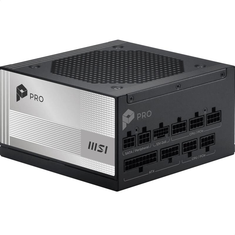 Fuente De Alimentación Msi Pro A850pl Pcie5 850w 120mm 80plus Platinum Apfc 306-7zply11-Hd8