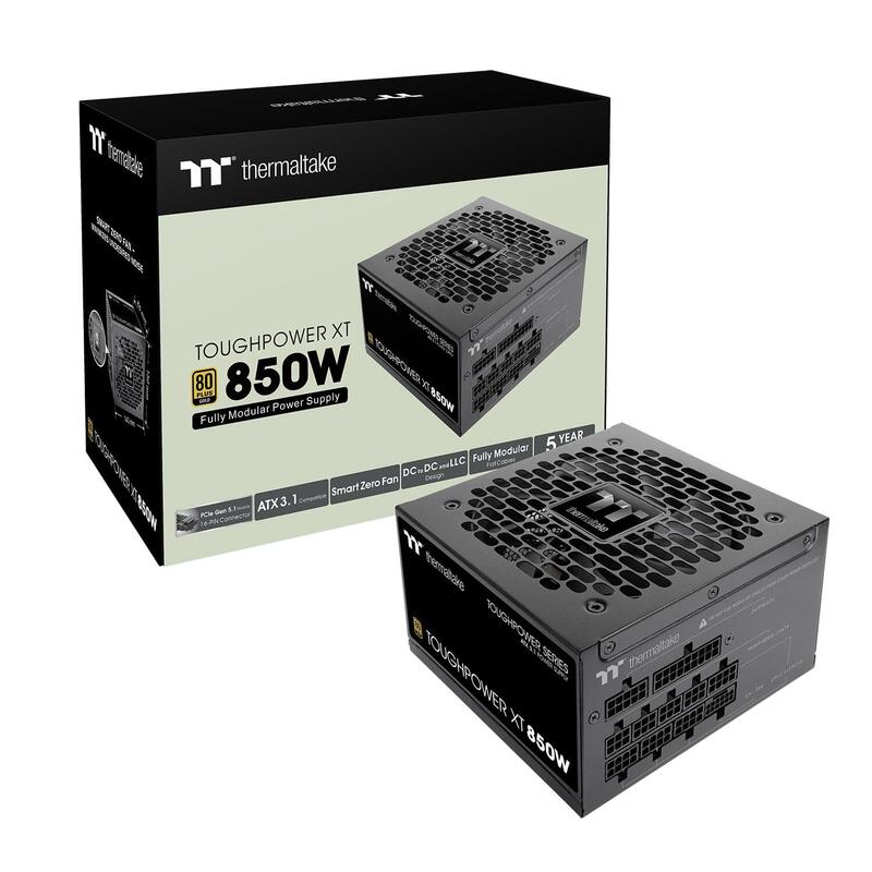 Fuente De Alimentación Netzteil Thermaltake Toughpower Xt 850w Atx3.1 Gen5 80+G Bk Retail