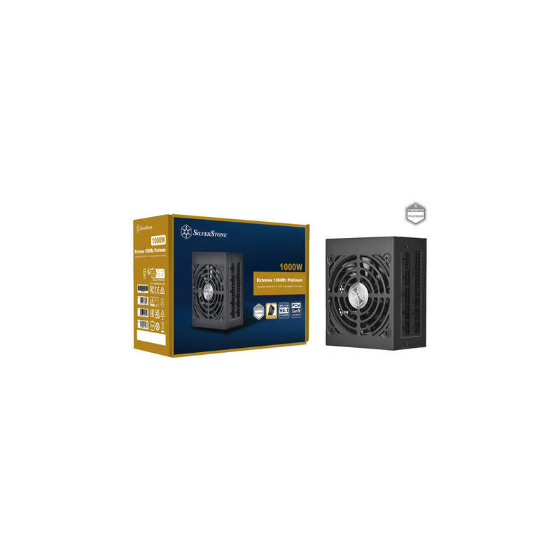 Fuente De Alimentación Silverstone Extreme 1000rz Platinum Negra, 2x Gpu De Alta Potencia De 12 Pines, 8x Pcie 1000w Sst-Ex1000r-Pm