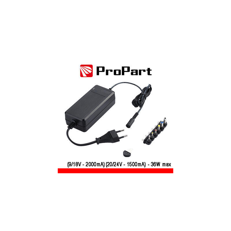 Fuente De Alimentación Universal 9-24v 2000-1500ma 36w Max