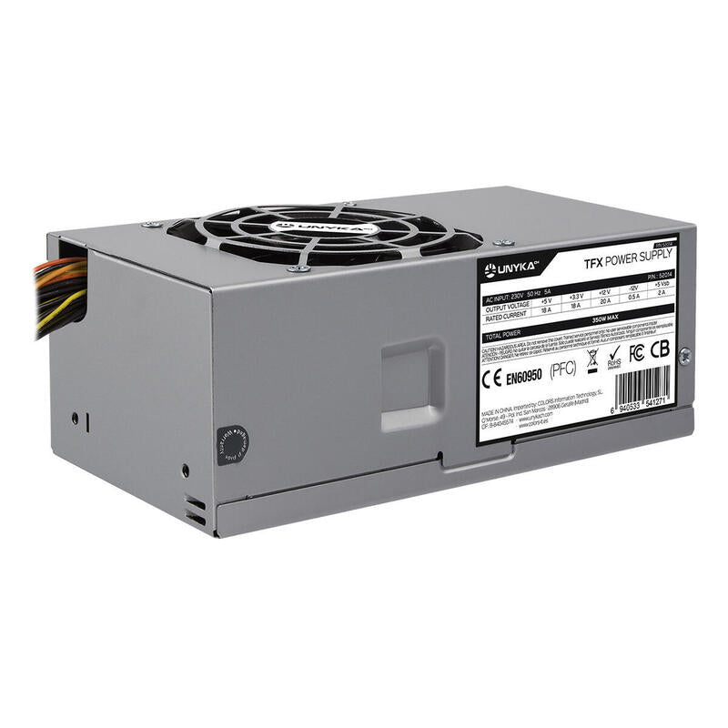Fuente De Alimentación Unyka Tfx 350w Pfc-Pasivo 2sata 8cm Tfx