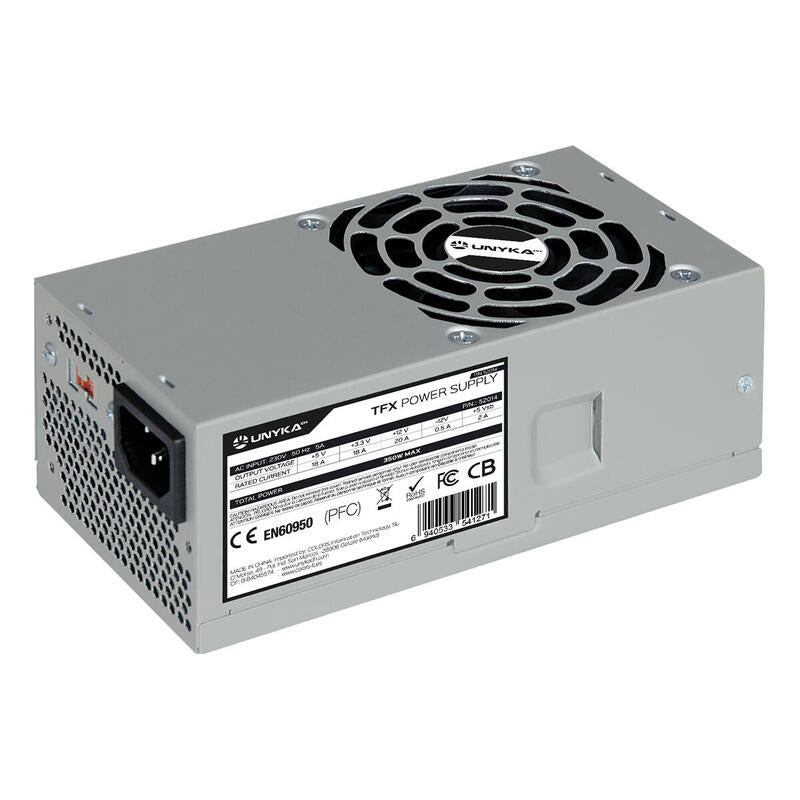 Fuente De Alimentación Unyka Tfx 350w Pfc-Pasivo 2sata 8cm Tfx