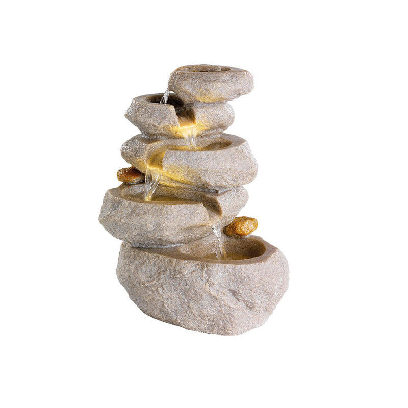 Fuente De Poliresina Para Interior Y Exterior; 18 X 23 X 35 Cm