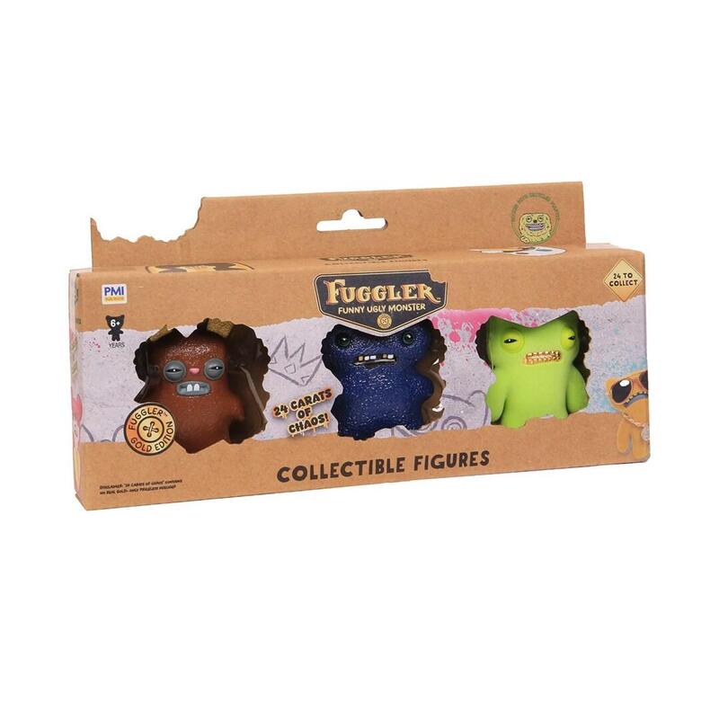 Fuggler S3 Gold Edition Figures - 3 Pack (Assortment)