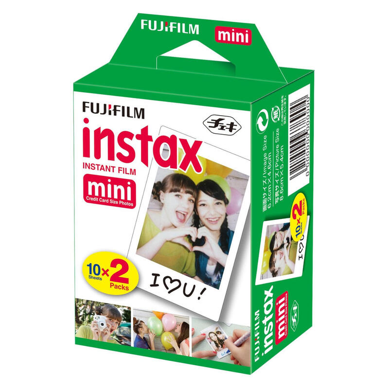 Fujifilm Pack 2 Cartuchos Carga 10 Fotos Instax Mini