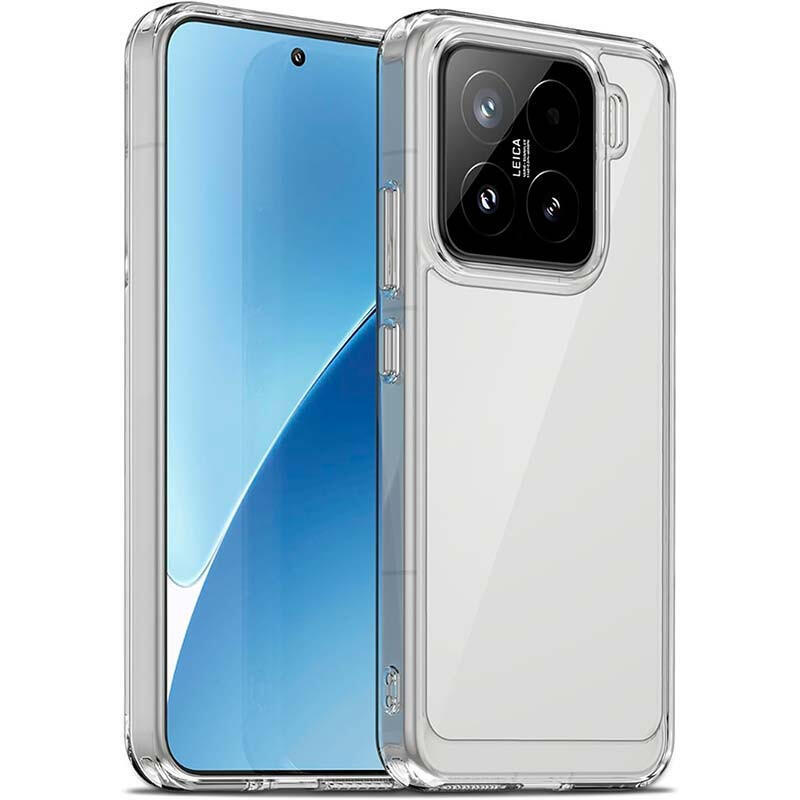 Funda Antigolpes Premium Para Xiaomi 15 5g Acrílico Anti-Amarillo Transparente