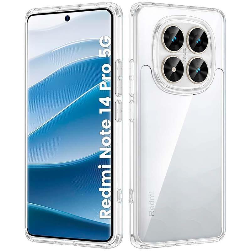 Funda Antigolpes Premium Para Xiaomi Redmi Note 14 Pro 4g Acrílico Anti-Amarillo Transparente