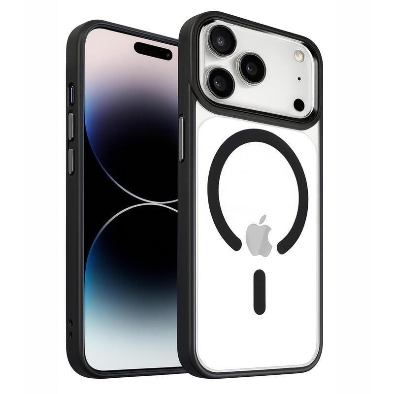 Funda Bumper Compatible Magsafe Para Iphone 17 Pro - Negro - Jaym®