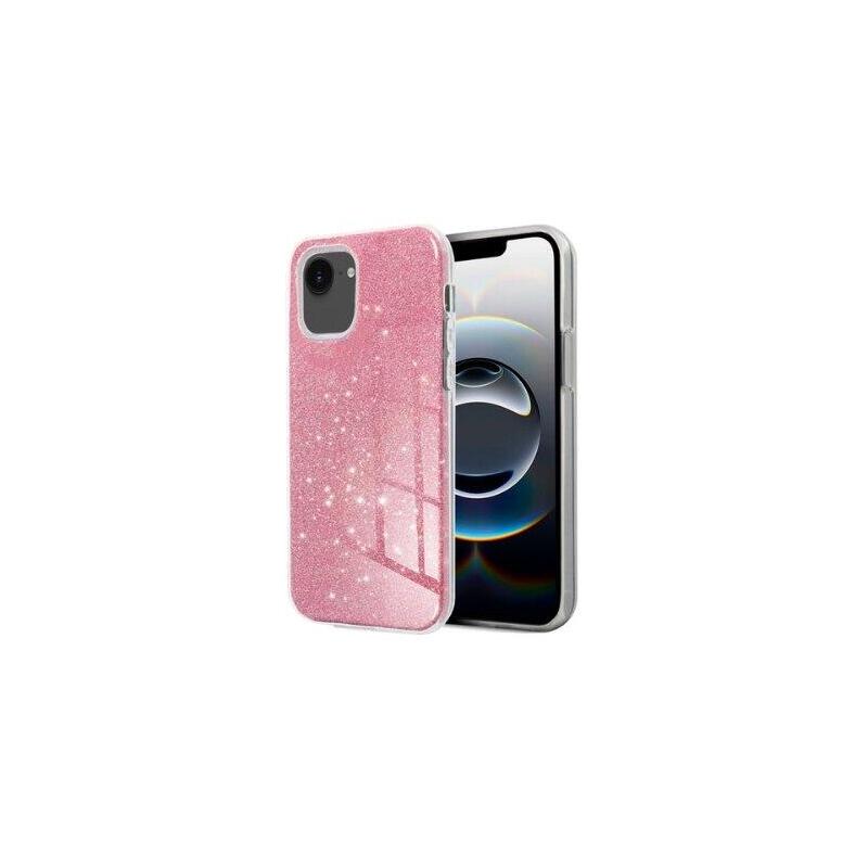 Funda Cool Iphone 16e Glitter Rosa