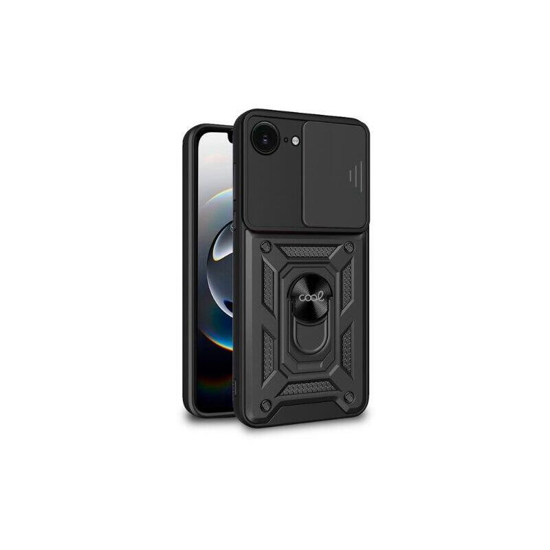 Funda Cool Iphone 16e Hard Ring Negro