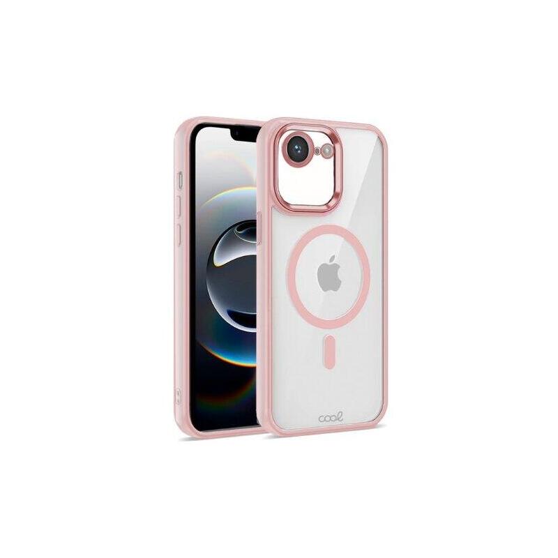 Funda Cool Iphone 16e Magnetica Borde Rosa