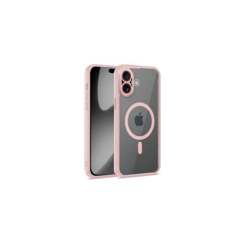 Funda Cool Iphone 17 Magnetica Borde Rosa