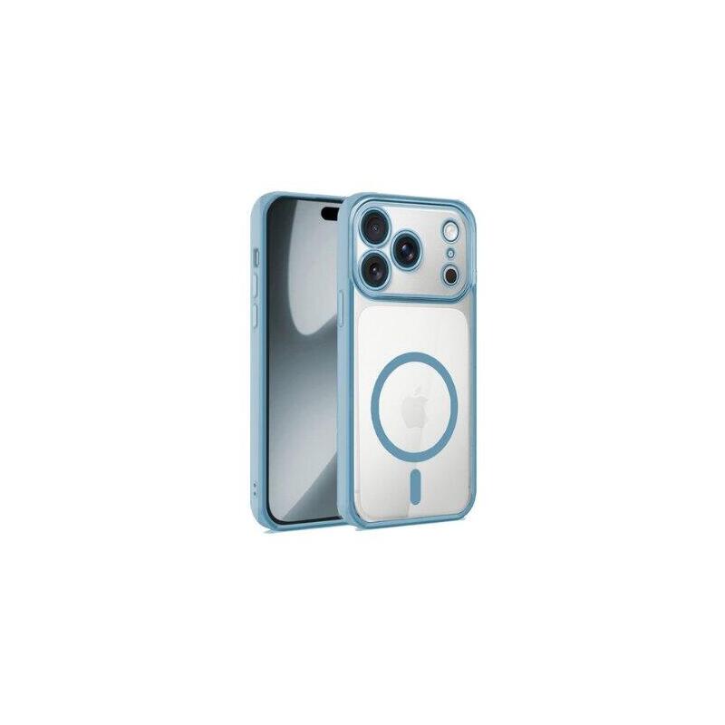 Funda Cool Iphone 17 Pro Magnetica Borde Celeste