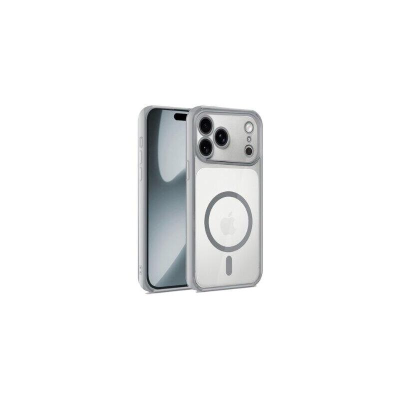 Funda Cool Iphone 17 Pro Magnetica Borde Plata