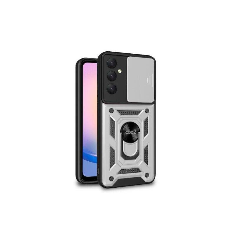 Funda Cool Samsung A25 5g Ring Plata