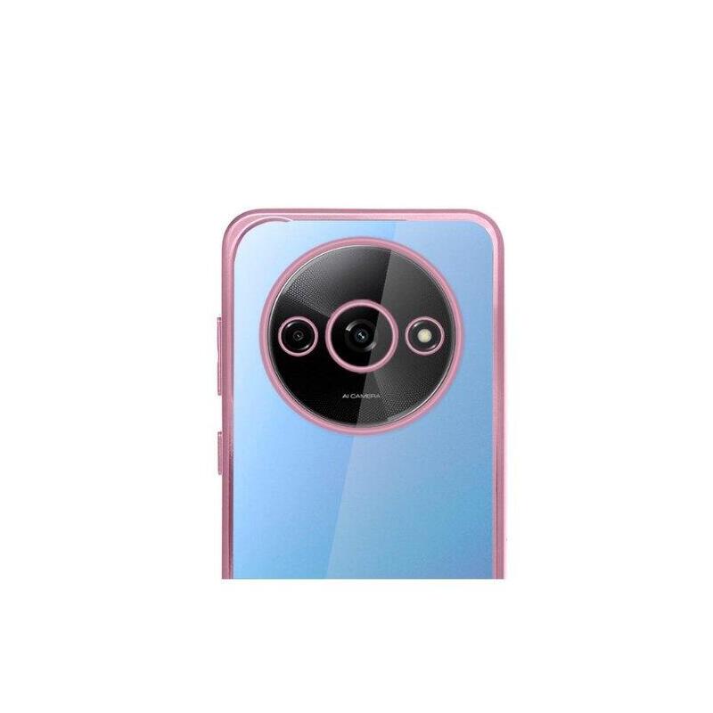 Funda Cool Xiaomi Redmi A3 Borde Metalizado Rosa
