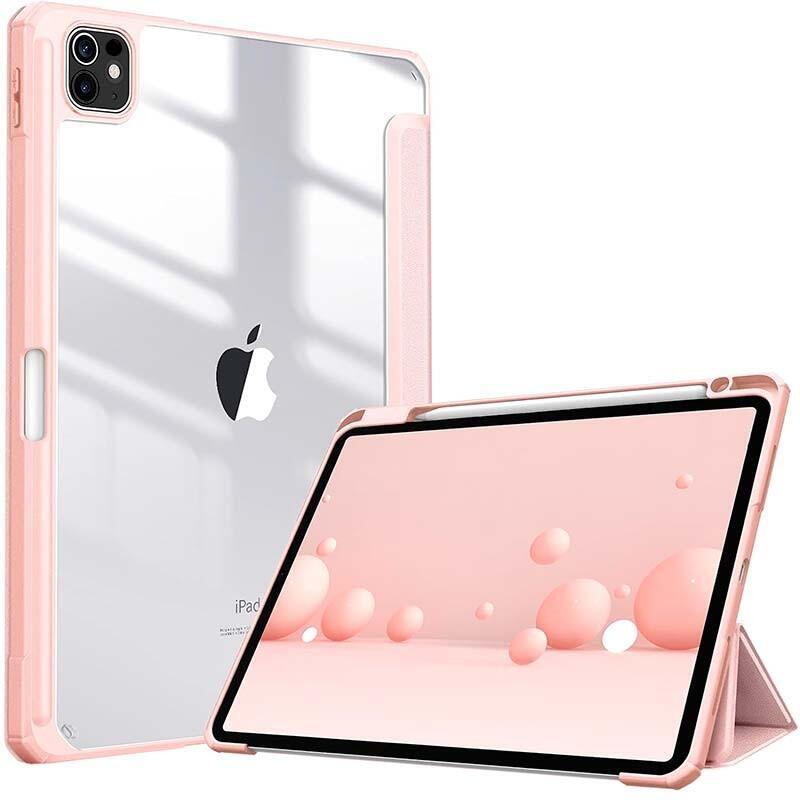 Funda Crystal Apple Ipad Pro 2024 13 Compatible Rosa