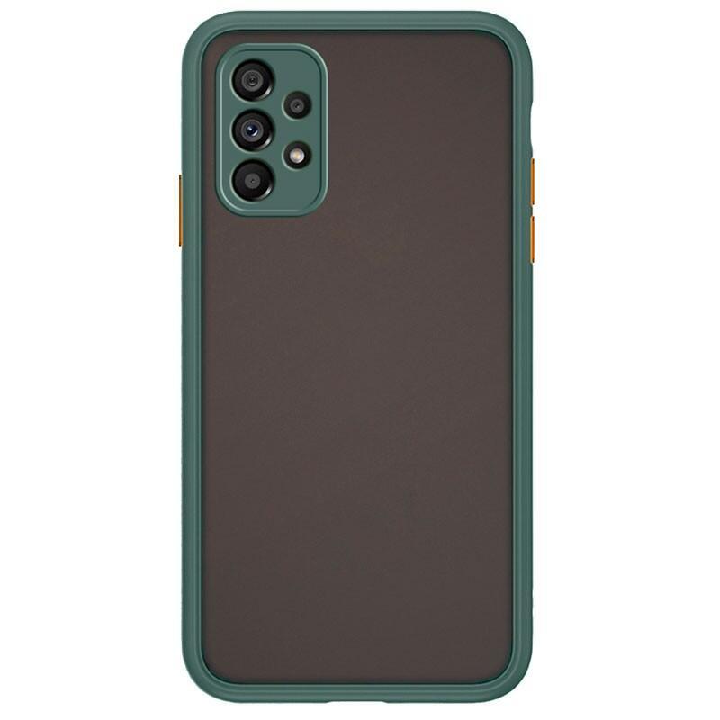 Funda Dual Mate Samsung Galaxy A52 A525 / A52 5g A526 / A52s 5g A528 Verde+Naranja