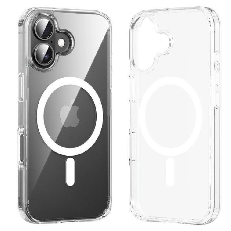 Funda Dura Con Magsafe Vention Kugt0-40 Compatible Con Iphone 16 Pro Max Transparente