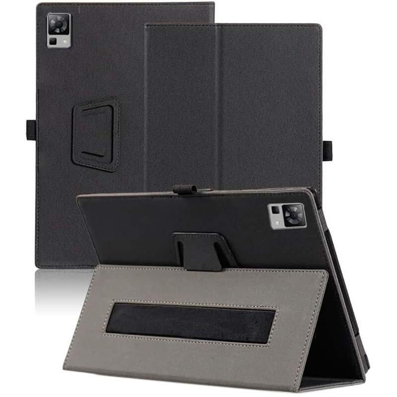 Funda Inteligente De Pu Doogee T30 Pro Con Soporte Negro