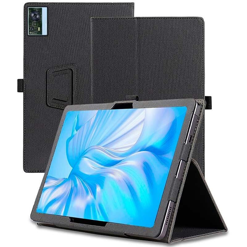 Funda Inteligente De Pu Oukitel Ot5 Con Soporte Negro