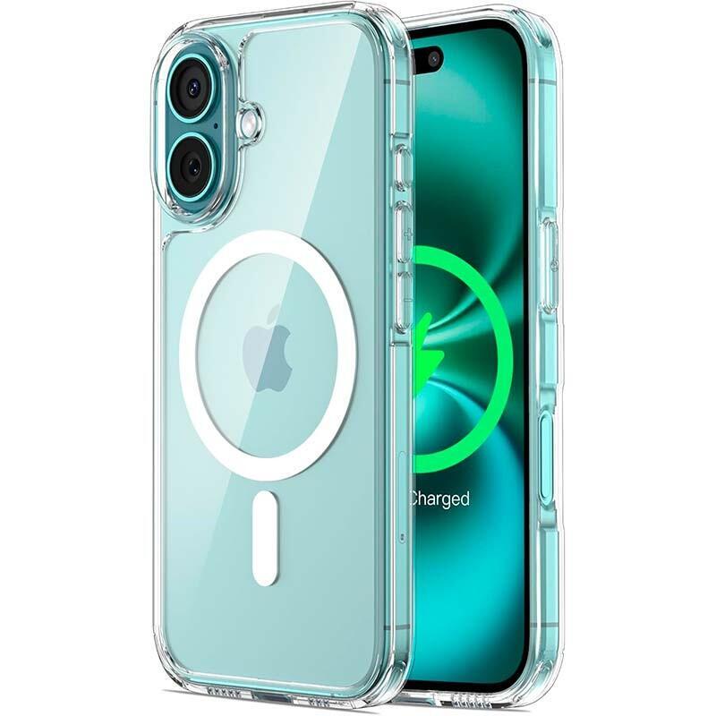 Funda Magsafe Compatible Para Iphone 16 6.1 Transparente