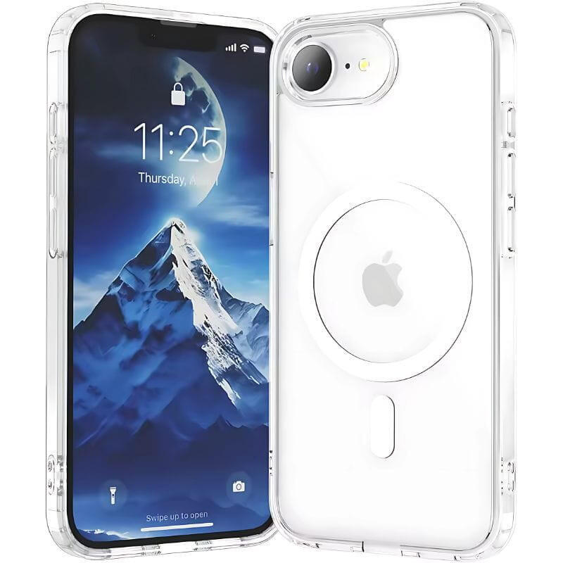 Funda Magsafe Compatible Para Iphone 16e 6.1" Transparente