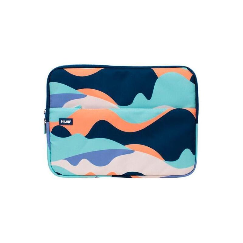 Funda Milan The Fun Para Portatiles Hasta 13" - Cierre De Cremallera Con Tirador - Bolsillo Delantero - 34.5x26x2.5cm -