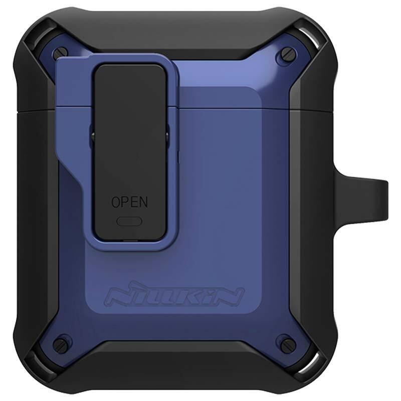 Funda Nillkin Bounce Para Apple Airpods V2 Azul