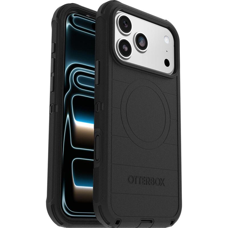 Funda Otterbox Defender Series Pro Magsafe Para Iphone 17 Pro Max, A Prueba De Golpes, A Prueba De Caídas, Ultrarresistente, Testada 7x Con Estándares Militares Anticaídas, Negro