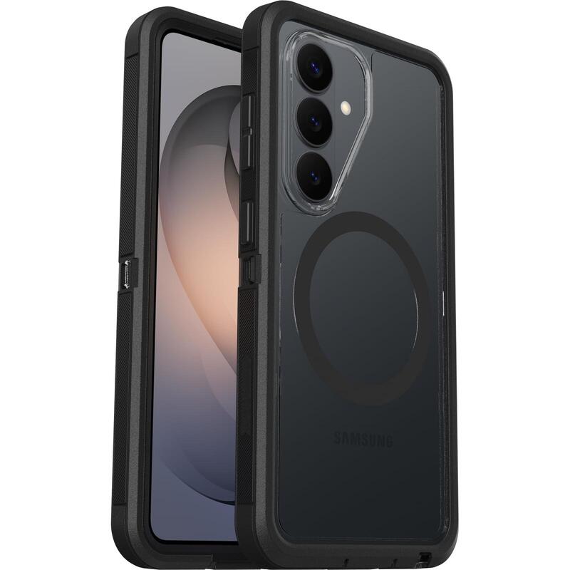 Funda Otterbox Defender Series Pro Xt Con Imanes Para Samsung Galaxy S26, Resistente A Golpes Y Caídas, Ultra-Rugerizada, Testada 7x Con Estándares Militares Anticaídas, Transparente/Negro