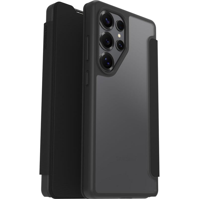Funda Otterbox React Folio Series Cristal Negro Para Samsung Galaxy S25 Ultra
