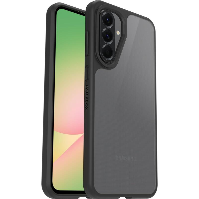 Funda Otterbox Sleek Case Series Para Samsung Galaxy A56 5g,Resistente A Golpes Y Caídas,Ultra-Fina, Protectora,Testada Con Los Estándares Militares Anticaídas, Transparente/Negro, Sin Caja Retail