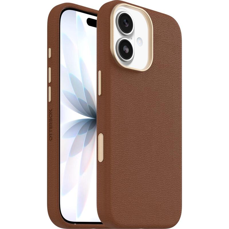 Funda Otterbox Symmetry Series Cactus Leather Magsafe Para Iphone 17, A Prueba De Golpes, A Prueba De Caídas, Funda Fina Protectora, Testada 3x Con Estándares Militares Anticaídas, Marrón