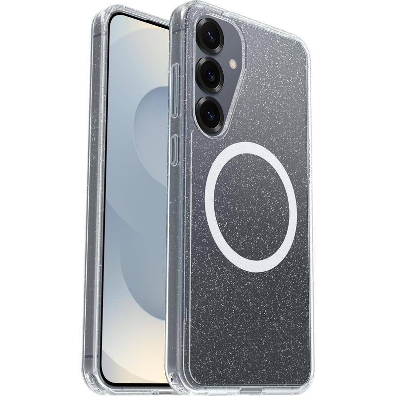 Funda Otterbox Symmetry Series Clear Con Imanes Para Samsung Galaxy S25+, Resistente A Golpes Y Caídas, Funda Protectora Fina, Testada 3x Con Los Estándares Militares Anticaídas, Stardust