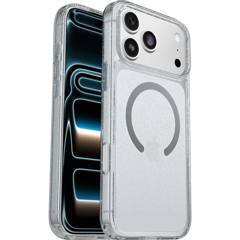 Funda Otterbox Symmetry Series Clear Magsafe Para Iphone 17 Pro Max, Resistente A Golpes Y Caídas, Funda Protectora Fina, Testada 3x Con Los Estándares Militares Anticaídas, Stardust