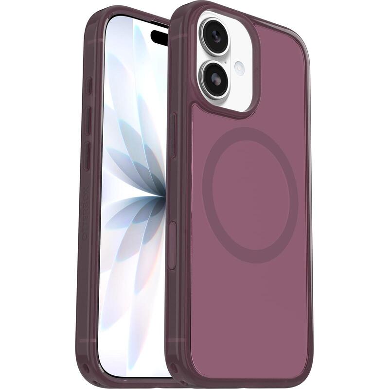Funda Otterbox Symmetry Series Clear Magsafe Para Iphone 17, Resistente A Golpes Y Caídas, Funda Protectora Fina, Testada 3x Con Los Estándares Militares Anticaídas, Transparente/Rosa