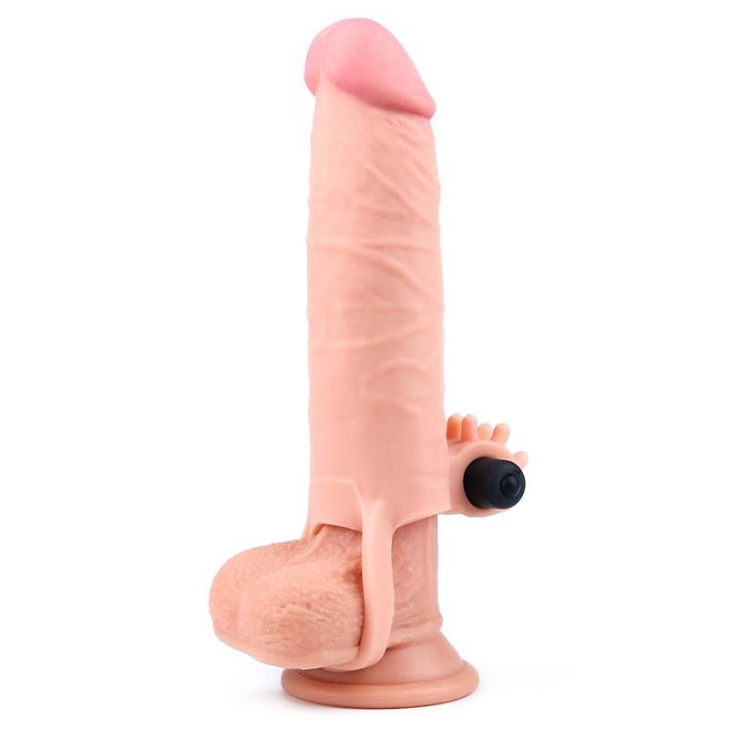 Funda Para El Pene Con Vibración Add 2 Pleasure X Tender Natural