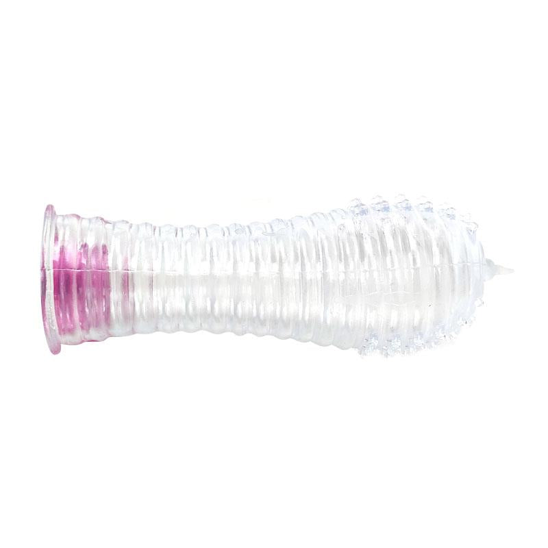 Funda Para El Pene Con Vibración Transparente