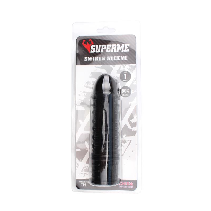 Funda Para El Pene Swirls Negro