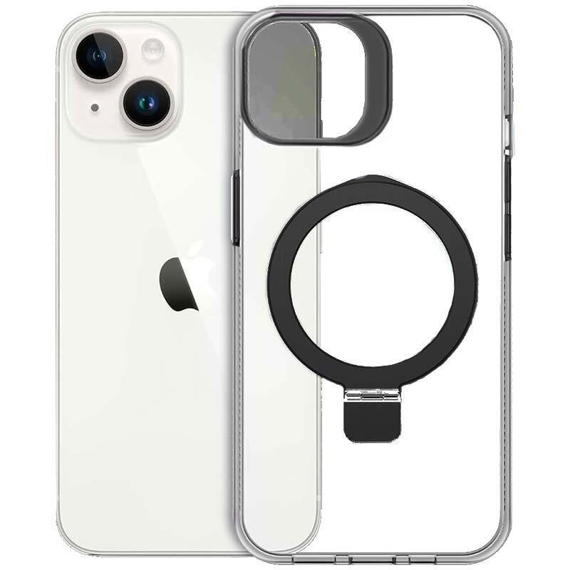 Funda Para Iphone 15 Plus Compatible Con Magsafe Y Autosoporte Negro
