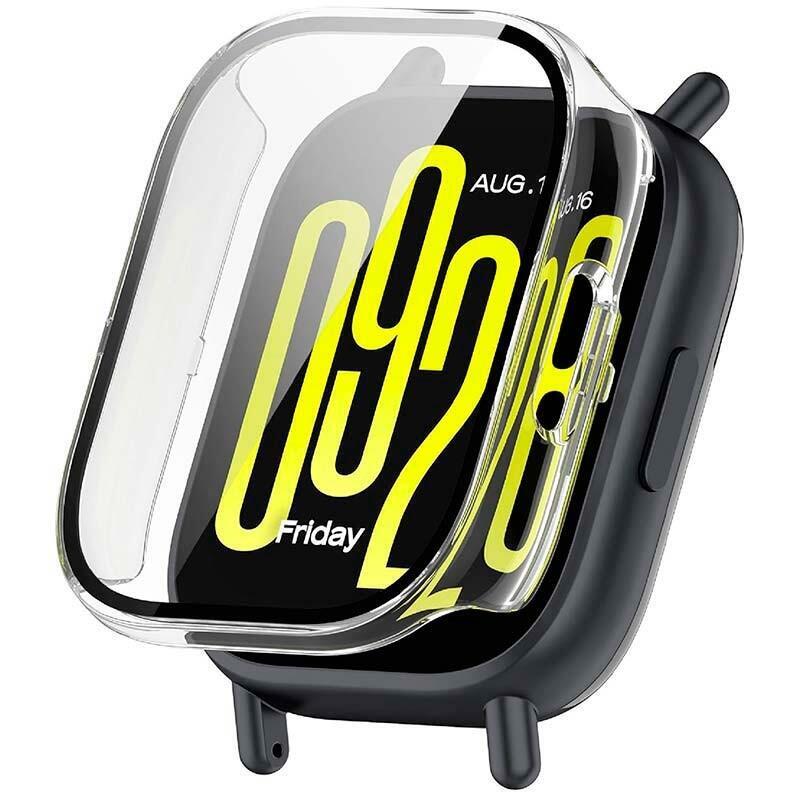 Funda Pc + Cristal Templado Xiaomi Redmi Watch 5 Active Transparente