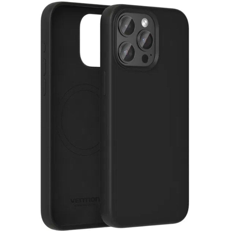Funda Silicona Con Magsafe Vention Kudb0-20 Compatible Con Iphone 13 Mini Negro